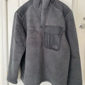 The North Face Charcoal Gray Fleece Jacket